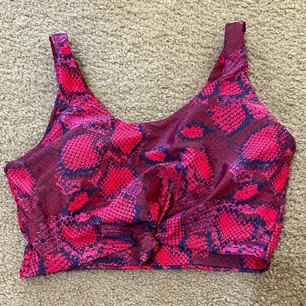 ❤️Snake Print Swim Top